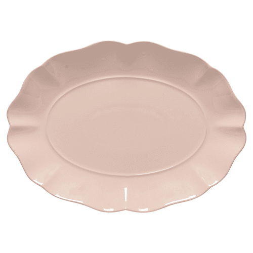 Image showing the Rosa Oval Platter, D40cm, Rose Pink product.