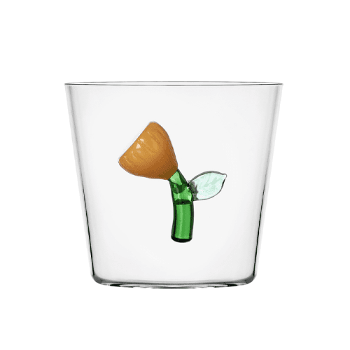 Image showing the Botanica Flower Tumbler, 350ml, Amber product.