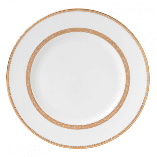 Image showing the Vera Wang - Lace Gold Dinner plate, 27cm product.