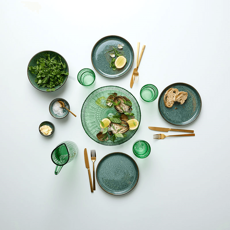 Kusintha Serving Dish, D30cm, Green