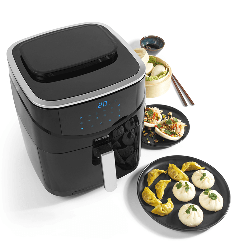 XL Digital Steam Air Fryer, 6.5, Black