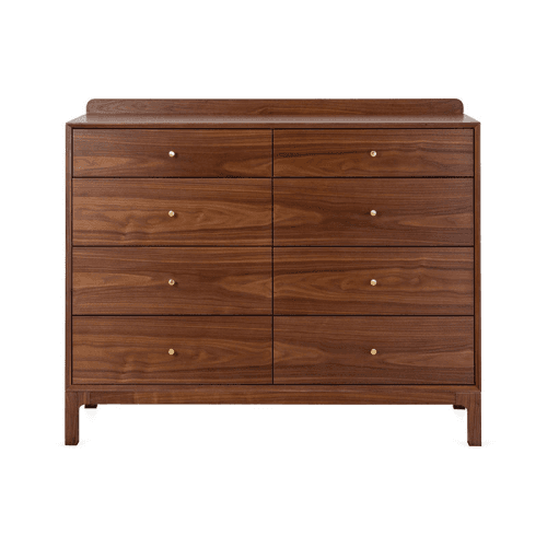 Image showing the Artie Eight Drawer Chest, H106 x W130cm, Walnut product.