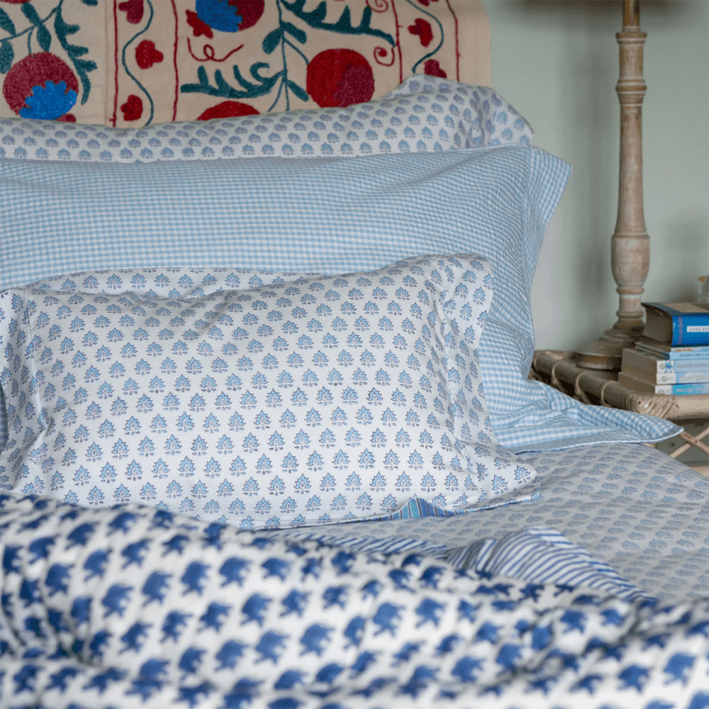 Pomily Standard Pillowcase, Blue