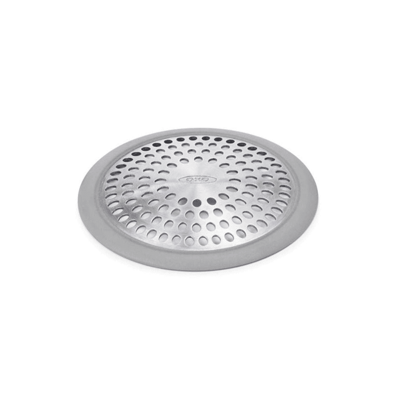Bath tub drain protector, Silver/Black