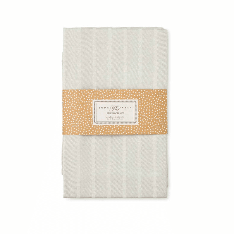 Sophie Conran Sophie Conran Set of 2 Tea Towels, Dove Grey