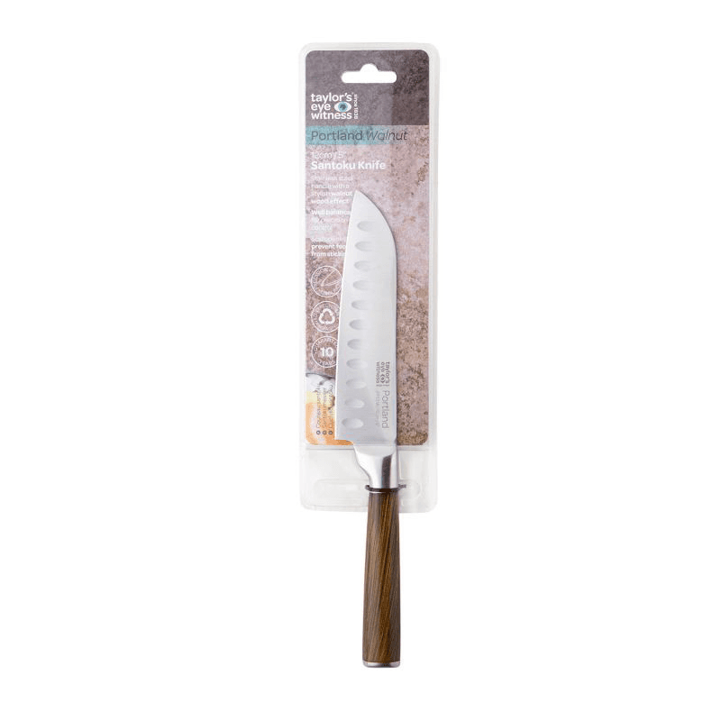 Portland All Purpose Knife, 13cm, Walnut