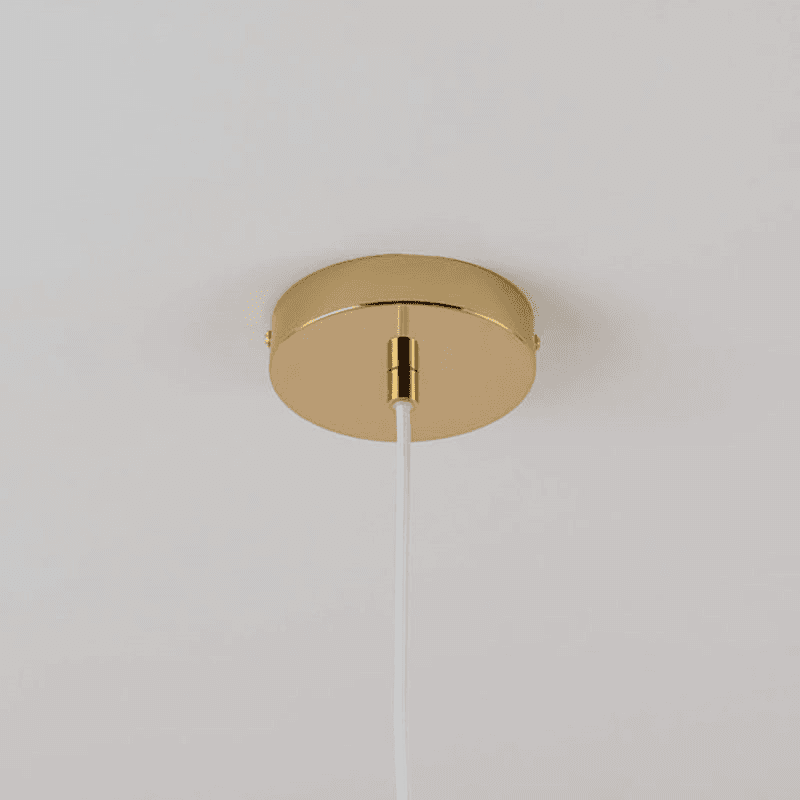 Flower Pendant Light, H187.5cm, Opal