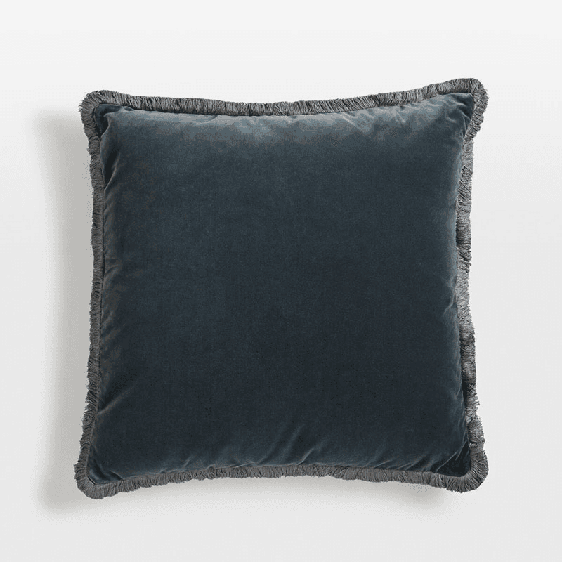 Margeaux Cushion, 66 x 65cm, Grey Blue