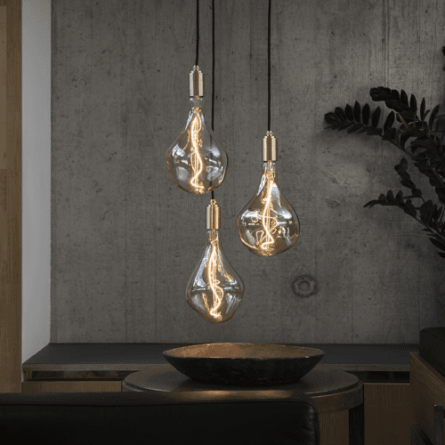 Image showing the Voronoi II Tinted bulb LED 3W 2200K E27, L30 x W17cm, Clear product.