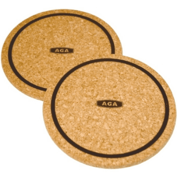 Image showing the Plate Mats, Cork Top, 17cm, Set of 2 product.