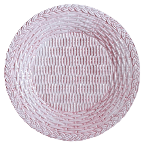 Image showing the Wicker Charger Plate, D28cm, Pink product.