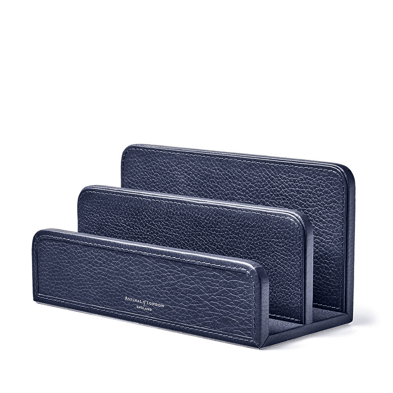 Letter Rack, H10 x W20 x D9.5cm, NavyPebble