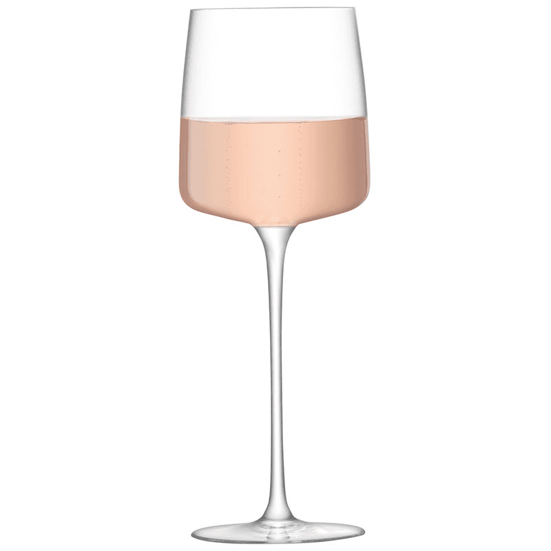 Metropolitan Set of 4 Wine Glasses, 350ml, Clear