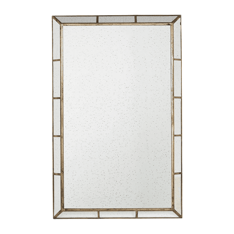 Versailles Mirror, W90 x H140cm, Distressed Metal Frame