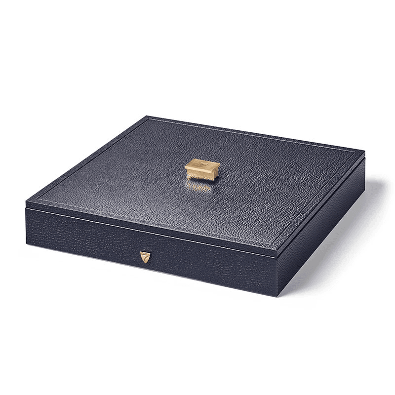 Luxe Chess Set, L30 x W30cm, NavyPebble