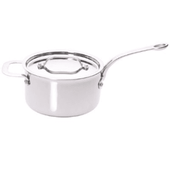 Image showing the Saucepan, Tri-Ply, Stainless Steel, 18cm product.