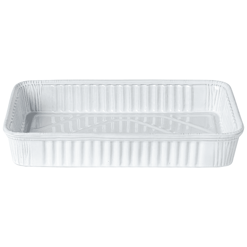 Festa Rectangular Baker, L34 x W23cm, White