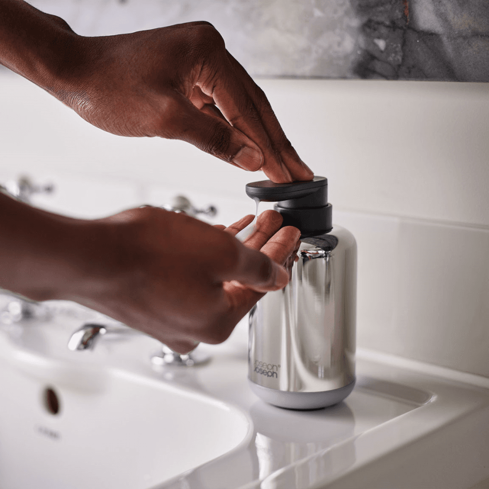 EasyStore Luxe Soap Pump, Stainless Steel