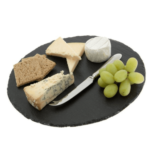 Image showing the Round cheeseboard, D30cm, slate product.
