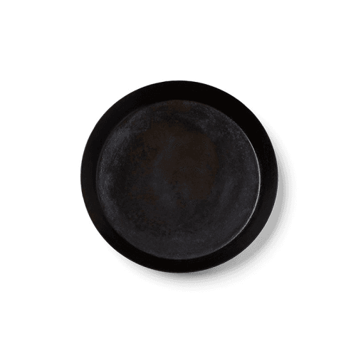 Image showing the Black Iron Round Dish, 12", Black product.