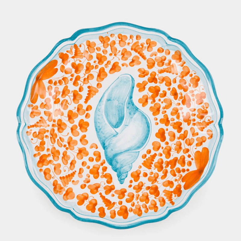 Menagerie D’été Plate, D28cm, Orange