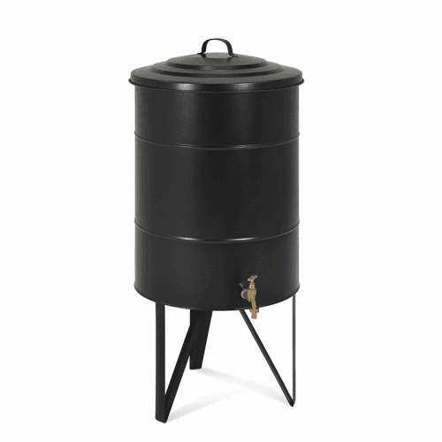 Image showing the Classic Water Butt, 100L, Carbon product.