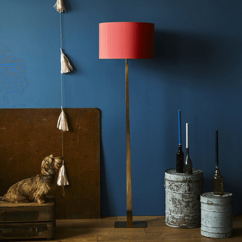 Trafalgar Floor lamp - base only, H144cm, Antique Brass