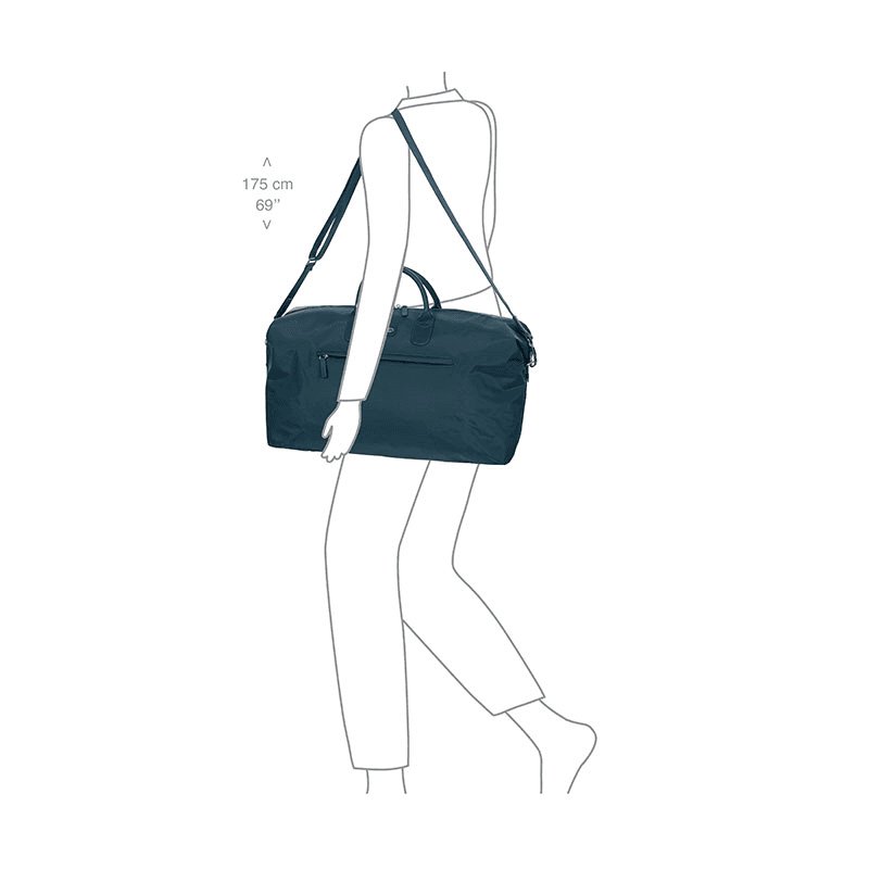 Positano Soft Holdall, H32 x L55 x W20cm, Sea Green