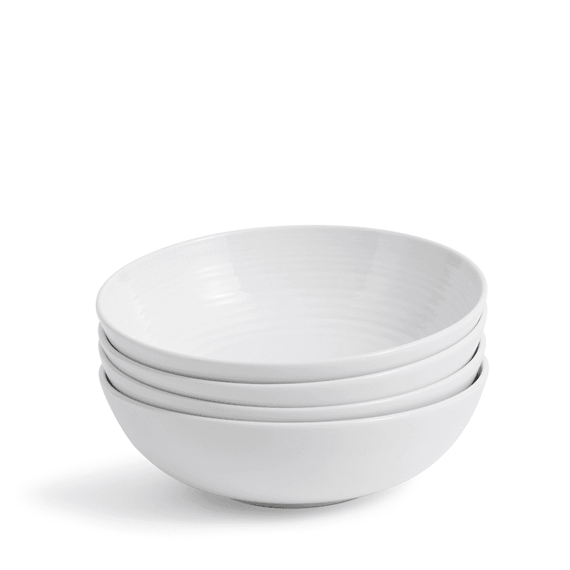 Gordon Ramsay Maze Set of 4 Bowls, D18cm, White