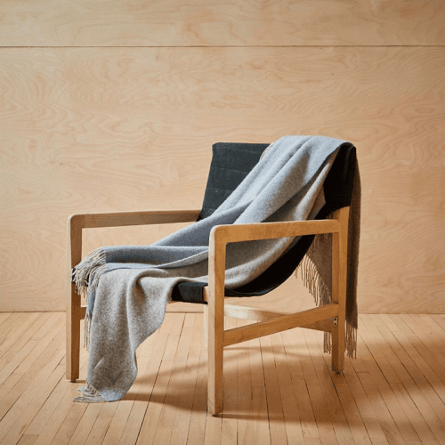 Image showing the Dartmoor Throw, 150 x 183cm, Blue Mist product.