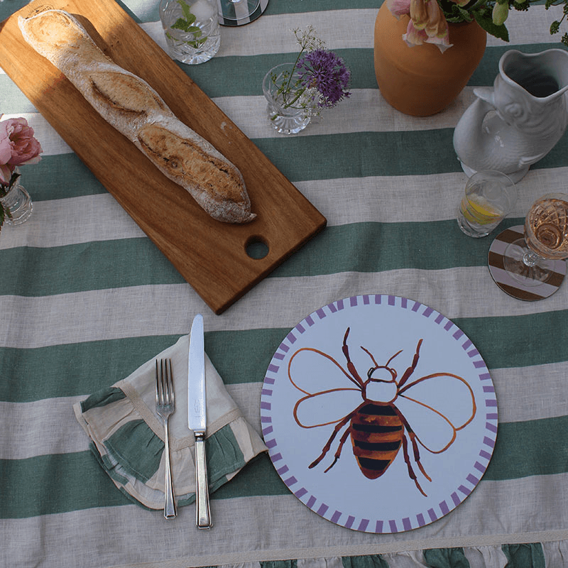 Ladybird Placemat, D28cm, Multi