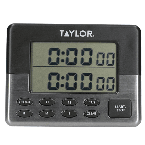 Dual Event Digital Timer, 24 Hour, Black