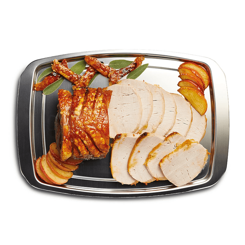 Spiked carving tray, 37 x 28cm, stainless steel