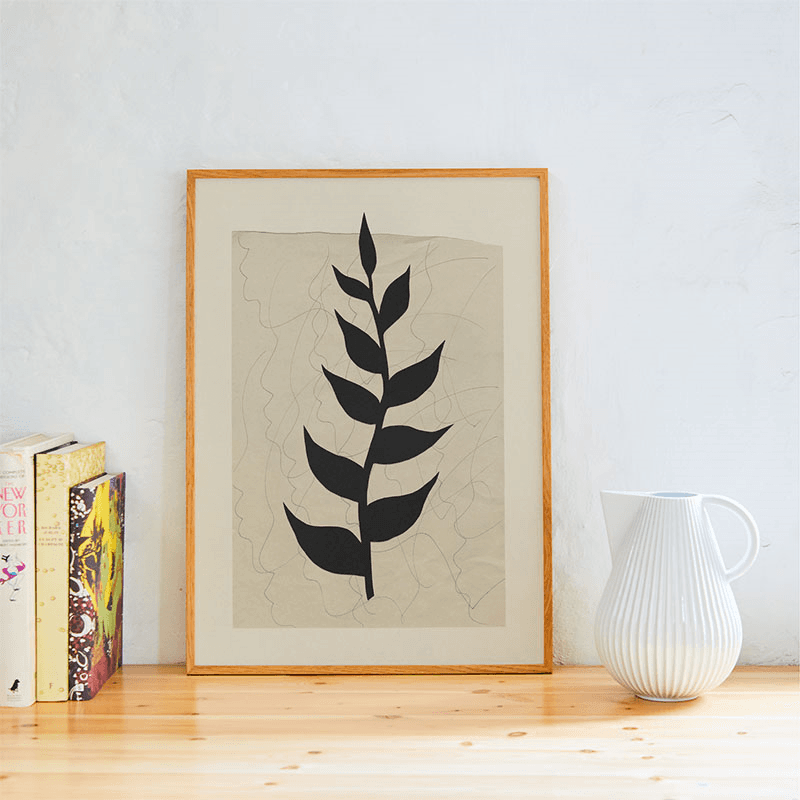 Plant Poem Print, 50 x 70cm, Multi