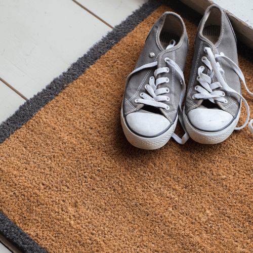 Image showing the Double Doormat, Charcoal product.