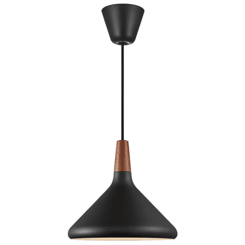 Image showing the Nori Pendant, H24.5cm, Black product.