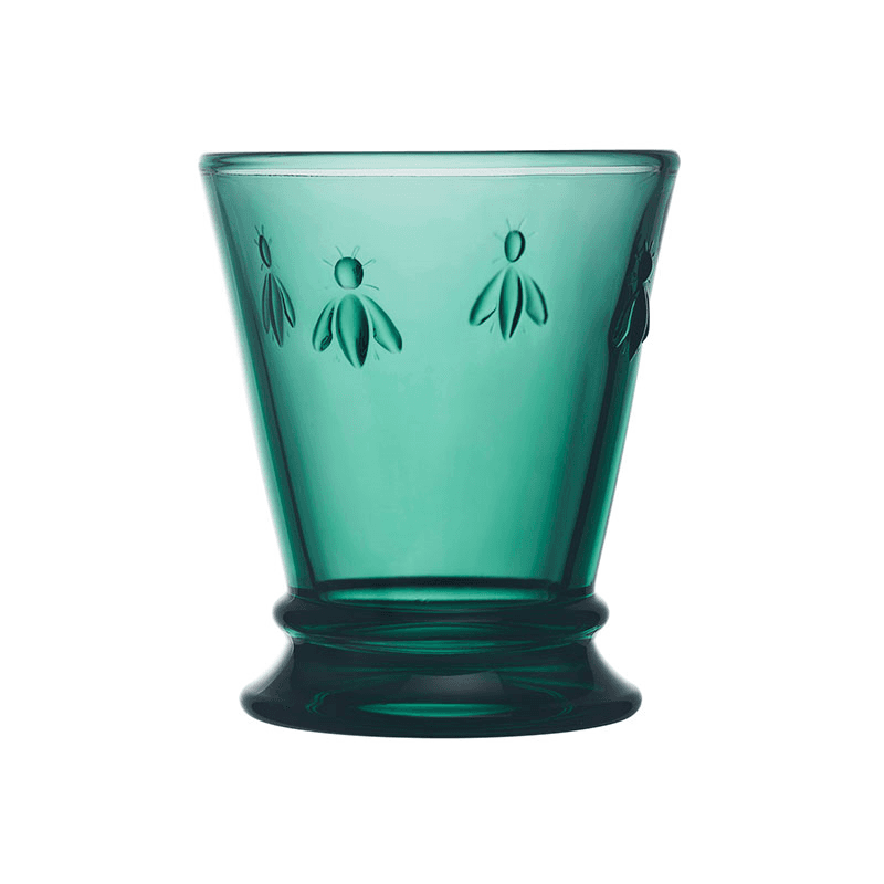 Bee Set of 6 Tumblers, 260ml, Emerald Green