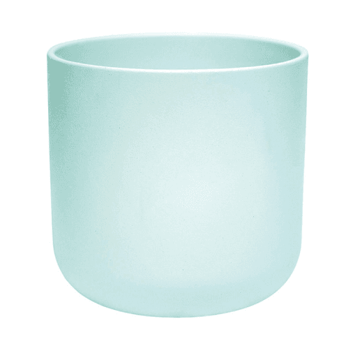 Image showing the Lisbon Planter, H25.5 x W26 x D26cm, Mint Green product.