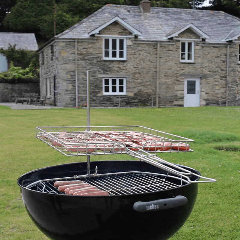 Flip'n grate BBQ swivel grill, small 47cm, Silver