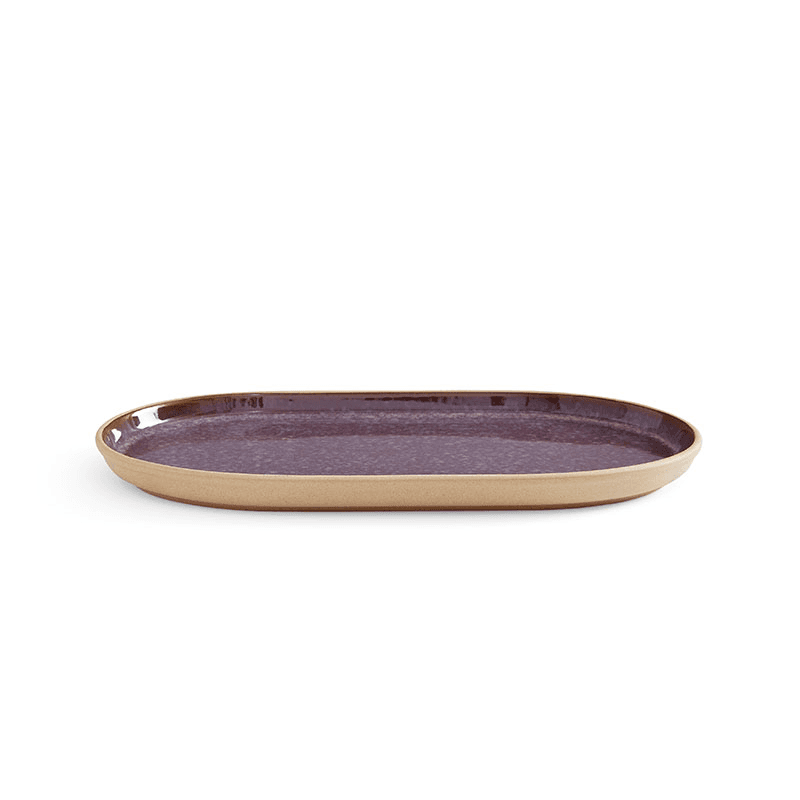 Minerals Oval Platter, L30.5 x W16cm, Amethyst