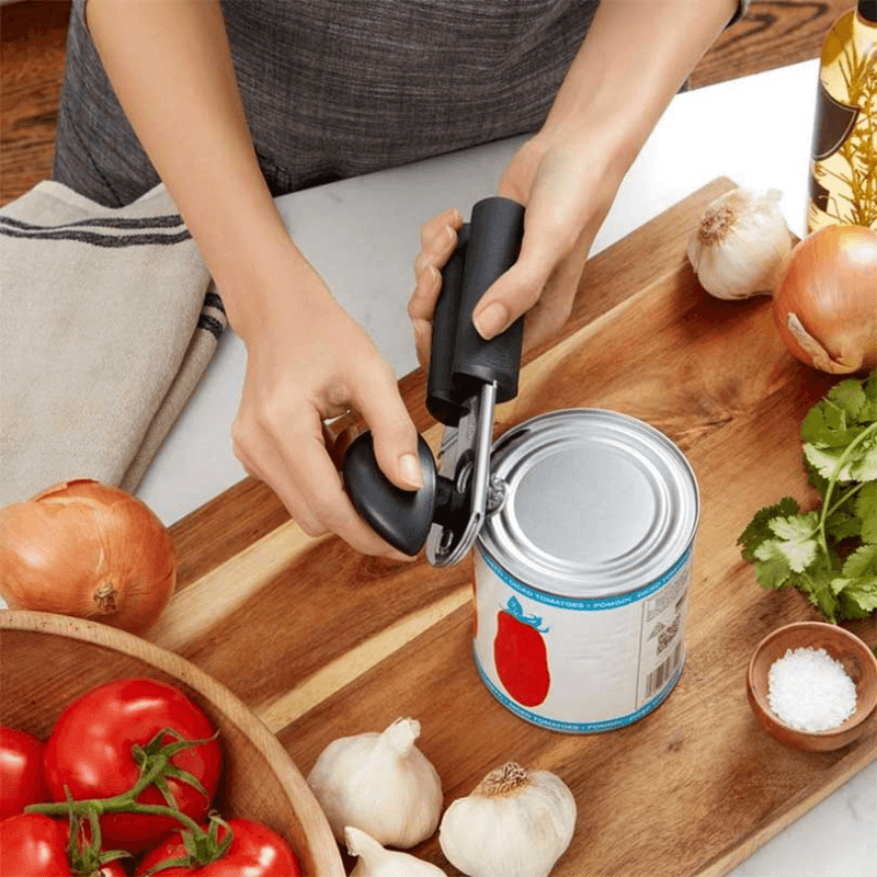 Soft-handled can opener