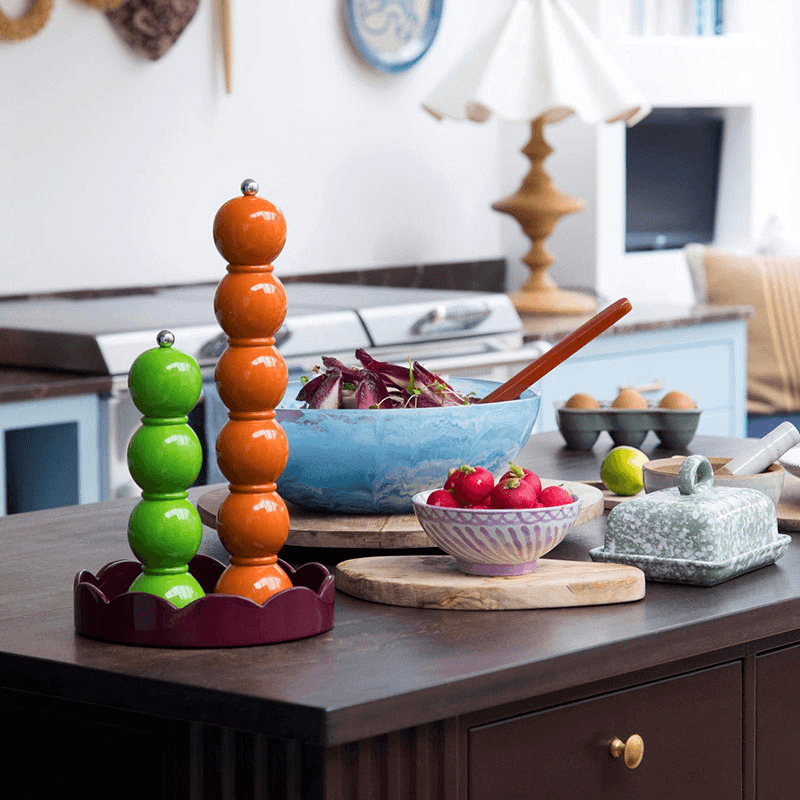 Bobbin Salt & Pepper Mill, 35cm, Orange