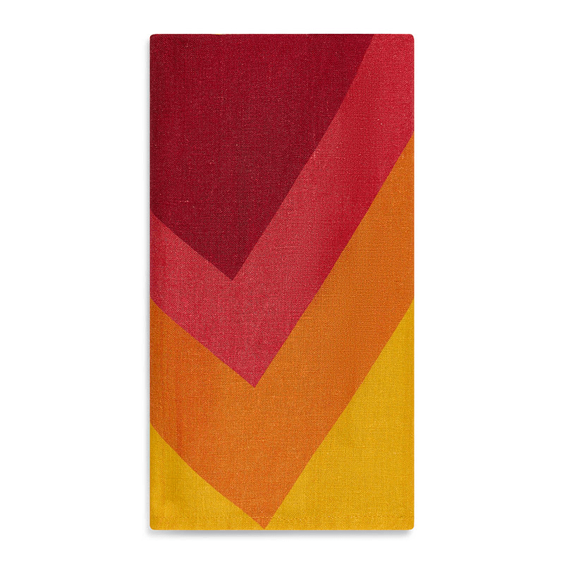 S&B Heart Linen Set of 6 Napkins, 50cm x 50cm, Multi