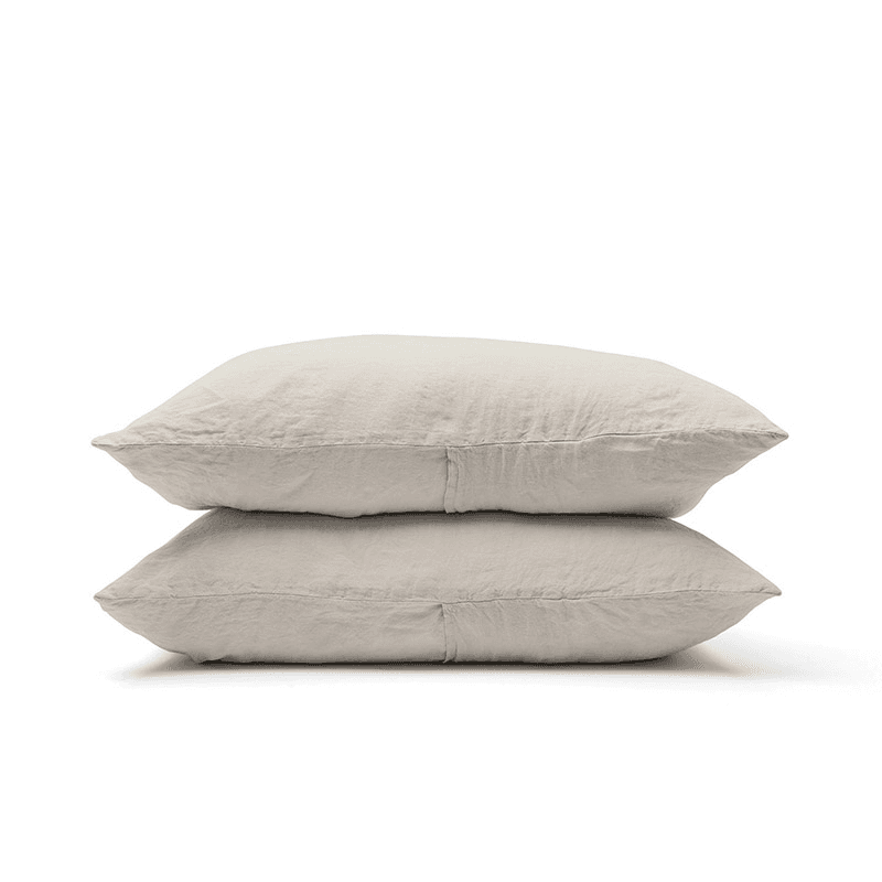 Linen Pillowcase Pair, Standard, Clay
