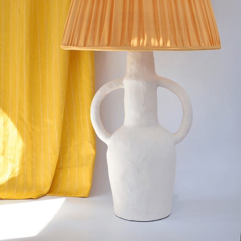 Rumba Sculptural Table Lamp, H54cm, White