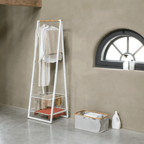 Image showing the Foldable Laundry Basket, 40 Litre, Grey product.
