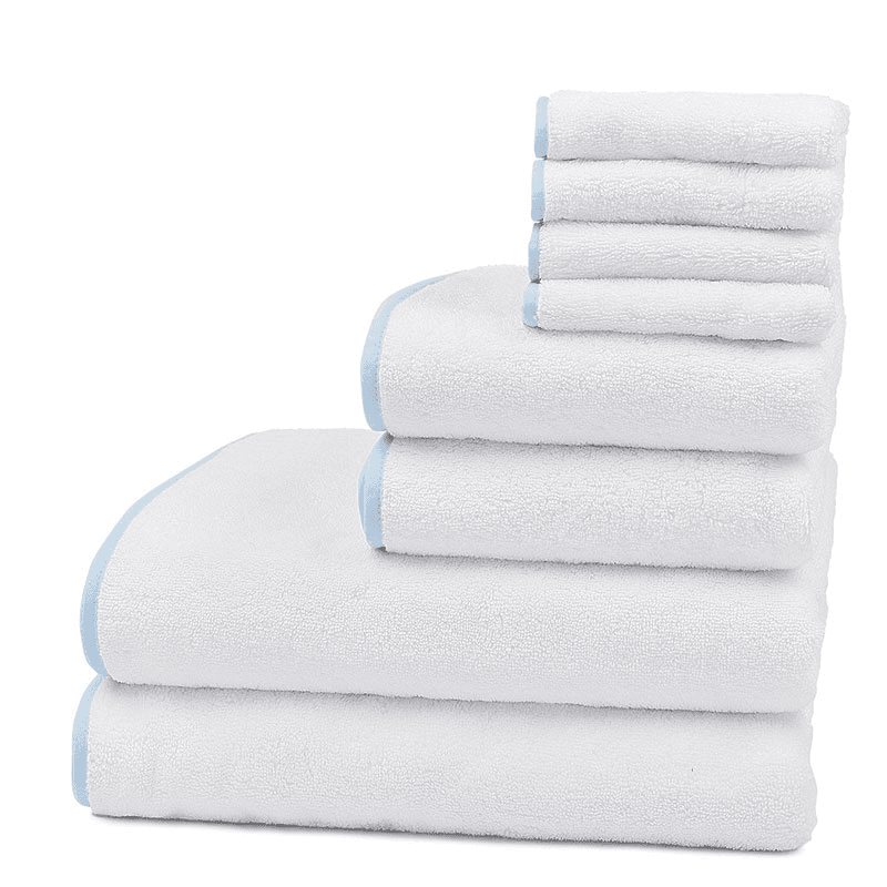 Georgina Signature Towel Bundle, Powder Blue