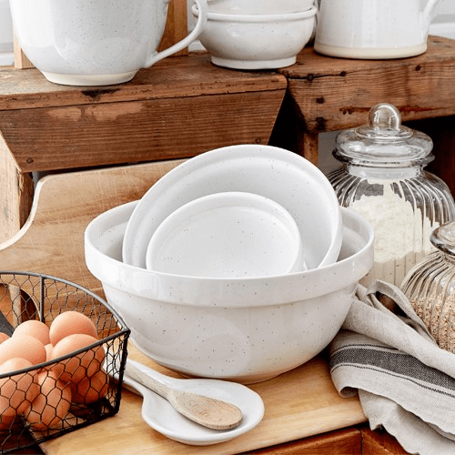 Image showing the Fattoria Large mixing bowl, D31.5 x H15cm, White product.