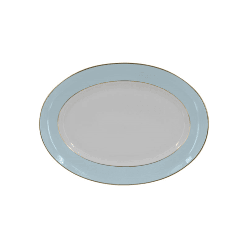 Image showing the Sous Le Soleil Oval Platter, W31 x L42cm, Matt Gold Classic Opal product.