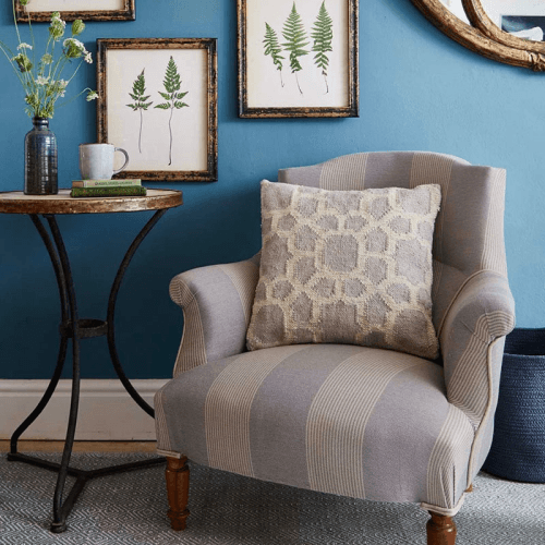 Image showing the Kasbah Cushion, 45 x 45cm, Smoke product.
